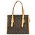 Tote Popincourt Louis Vuitton Monogram Canvas Haut Marrone