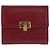 Cartera compacta de cuero Gucci Roja
