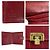 Cartera compacta de cuero Gucci Roja - vista 3