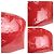Neceser de charol Louis Vuitton Roja - vista 5