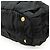 Prada TESSUTO Tote Bag aus gerafftem Nylon Schwarz - Ansicht 3
