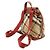 Zaino Burberry Nylon Leather House Check Marrone Beige - vista 2