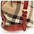 Zaino Burberry Nylon Leather House Check Marrone Beige - vista 5