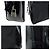 Valigetta Prada Nylon Leather Tessuto Logo Nero - vista 5