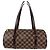 Borsa a Spalla Louis Vuitton Papillon 30 Damier Ebene Marrone