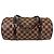 Borsa a Spalla Louis Vuitton Papillon 30 Damier Ebene Marrone - vista 2