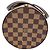 Borsa a Spalla Louis Vuitton Papillon 30 Damier Ebene Marrone - vista 9