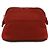 Hermès Hermes Bolide Pouch 16 Feltro Pelle Rosso Nero