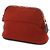 Hermès Hermes Bolide Pouch 16 Feltro Pelle Rosso Nero - vista 2