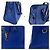 Borsa Cabas in Pelle Monogramma Yves Saint Laurent Blu - vista 5
