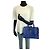 Borsa Cabas in Pelle Monogramma Yves Saint Laurent Blu - vista 7