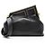 Zucca Borsa a tracolla Fendi First Medium in agnello Fendi Nero