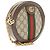 Borsa a tracolla mini rotonda Gucci GG Supreme Ophidia Marrone Beige - vista 2