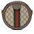 Borsa a tracolla mini rotonda Gucci GG Supreme Ophidia Marrone Beige - vista 3