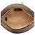 Borsa a tracolla mini rotonda Gucci GG Supreme Ophidia Marrone Beige - vista 7