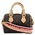 Borsa Louis Vuitton Monogram Speedy Bandouliere 20 Marrone