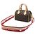 Borsa Louis Vuitton Monogram Speedy Bandouliere 20 Marrone - vista 2