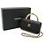 Borsa in pelle Chanel Matelasse Coco Mark Nero - vista 9