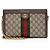 Borsa a tracolla Gucci GG Supreme Ophidia Medium Chain Marrone Beige