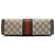 Borsa a tracolla Gucci GG Supreme Ophidia Medium Chain Marrone Beige - vista 4