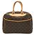 Borsa Louis Vuitton Monogram Bowling Vanity Marrone