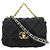 Chanel 19 Matelassé Chain Bag Cotton Jersey Nero
