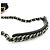 Chanel 19 Matelassé Chain Bag Cotton Jersey Nero - vista 5