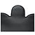 Hermès Clutch Hermes Chevre Facon Black Nero - vista 5