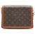 Borsa a Spalla Louis Vuitton Reverse Monogram Dauphine MM Marrone - vista 3