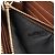Portafoglio con zip Burberry Elmore Stripe in PVC/Pelle Marrone Beige - vista 6