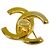 Chanel Vintage Turnlock Brosche Golden