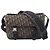 Borsa messenger in jacquard marrone Christian Dior