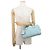 Borsa a mano in pelle Loewe Amazona 28 Blu chiaro - vista 4