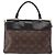 Louis Vuitton One Handle Flap Monogram Canvas e Leather MM Marrom - vista 2