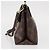 Louis Vuitton One Handle Flap Monogram Canvas e Leather MM Marrom - vista 3