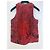 Alexander Wang Rote Astrakhan-Lammfellweste Bordeaux - Ansicht 2