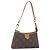 Louis Vuitton Delightful Pochette Monogram Canvas Mini Braun