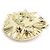 Spilla in metallo dorato Chanel D'oro - vista 2