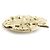 Spilla in metallo dorato Chanel D'oro - vista 4
