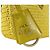 Borsa a tracolla in rafia gialla Prada Giallo - vista 12