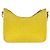 Borsa a tracolla in rafia gialla Prada Giallo - vista 3