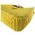 Borsa a tracolla in rafia gialla Prada Giallo - vista 9