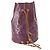 Louis Vuitton Morton in pelle lucida Porpora - vista 2