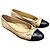Chanel Ballerine Bicolore in Pelle Nero Beige