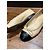 Chanel Ballerine Bicolore in Pelle Nero Beige - vista 12