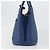 Tote Prada Cuir Promenade Front Zip in pelle Medium Blu - vista 4