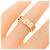 Anello Love di Cartier in oro rosa - vista 4