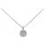 Bulgari Collana con pendente in oro bianco 18K e diamante Bvlgari D'oro