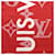 Sciarpa Monogram Capital Louis Vuitton Rosso - vista 4