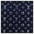 Stola Louis Vuitton Monogram Gradient Tartan Marrone Blu Blu navy - vista 4